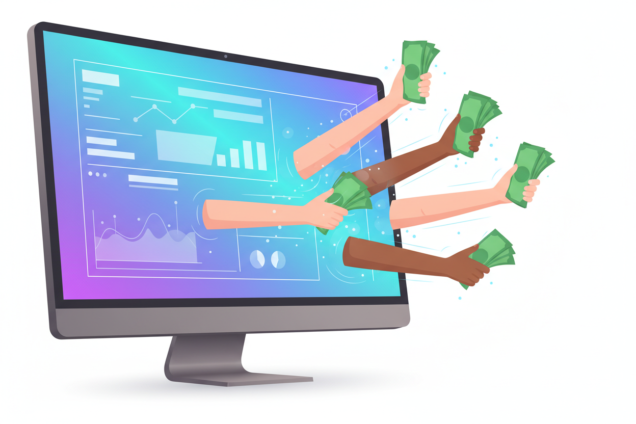 Converting traffic into leads illustration